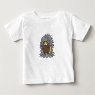 Camiseta Para Bebê Rei brutal obtido da coruja de buzina
