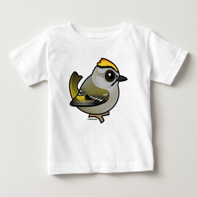 Camiseta Para Bebê Reino coroado pelo ouro (Frente)