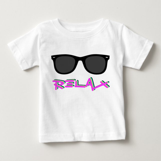 CAMISETA PARA BEBÊ RELAXE O BEBÊ T (Frente)