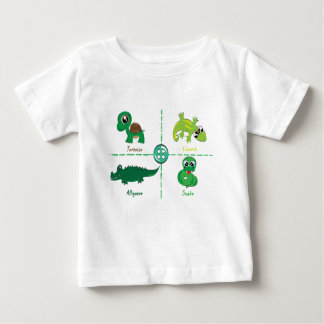 Camiseta Para Bebê réptil