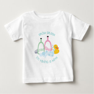 Camiseta Para Bebê Respingo de Splish