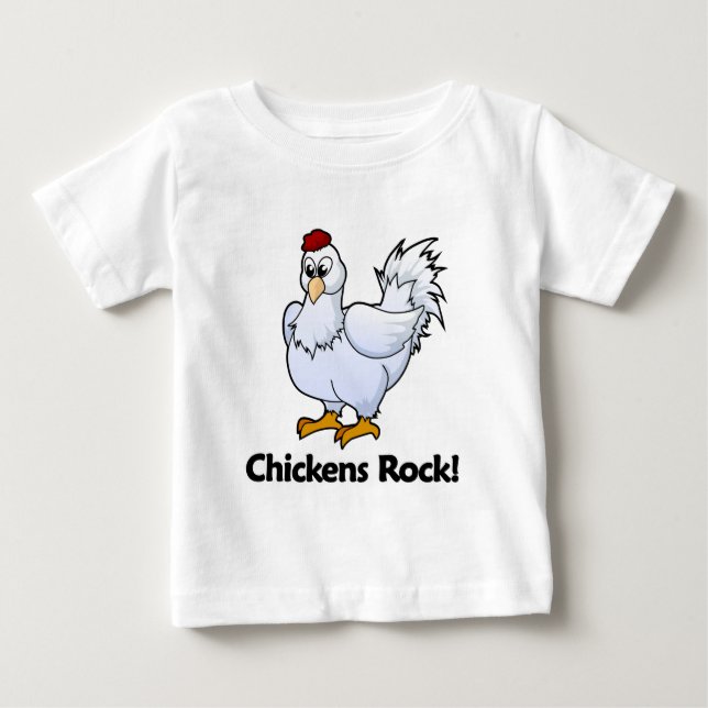 Camiseta Para Bebê Rocha das galinhas! (Frente)