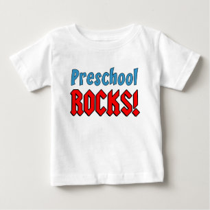 Camiseta Para Bebê Rochas prées-escolar