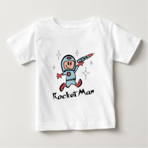 Camiseta Para Bebê Rocket Man