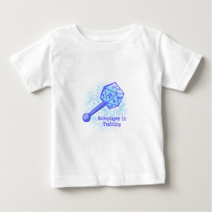 Camiseta Para Bebê Roleplayer no azul de formação