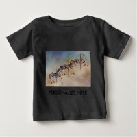 Roupa de Bebê - Três Cavalos Carrossel