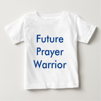Camiseta Para Bebê roupa única para o Guerreiro do Futuro Branco