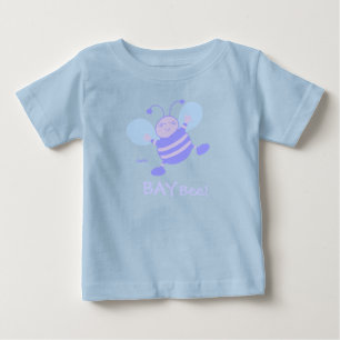 Camiseta Para Bebê Roupa unisex da abelha doce bonito do bebê