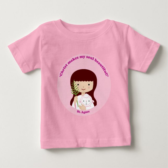 Camiseta Para Bebê Rua. Agnes (Frente)
