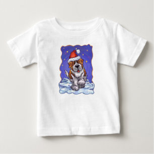 Camiseta Para Bebê Rua Bernard Christmas