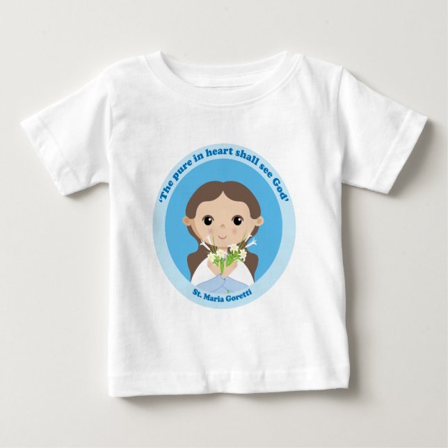 Camiseta Para Bebê Rua Maria Goretti (Frente)