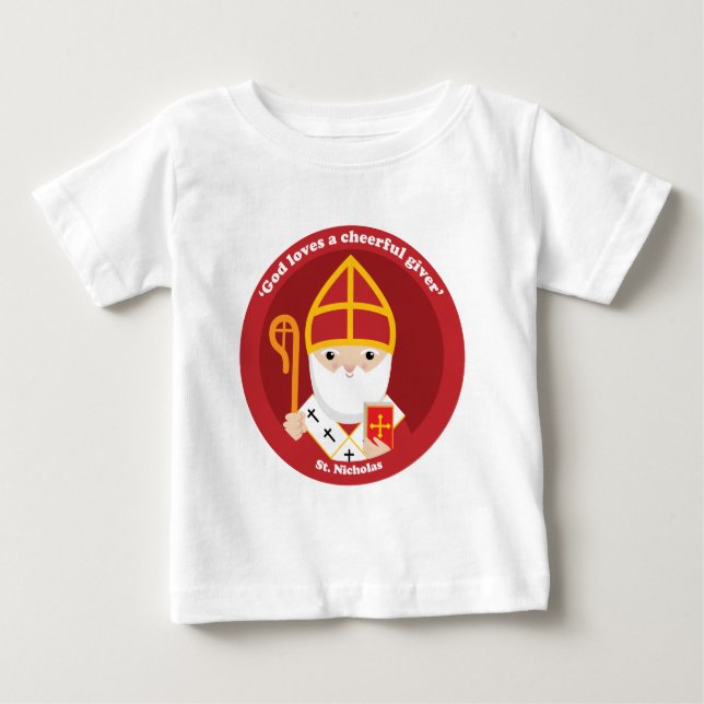 Camiseta Para Bebê Rua, Nicholas. (Frente)