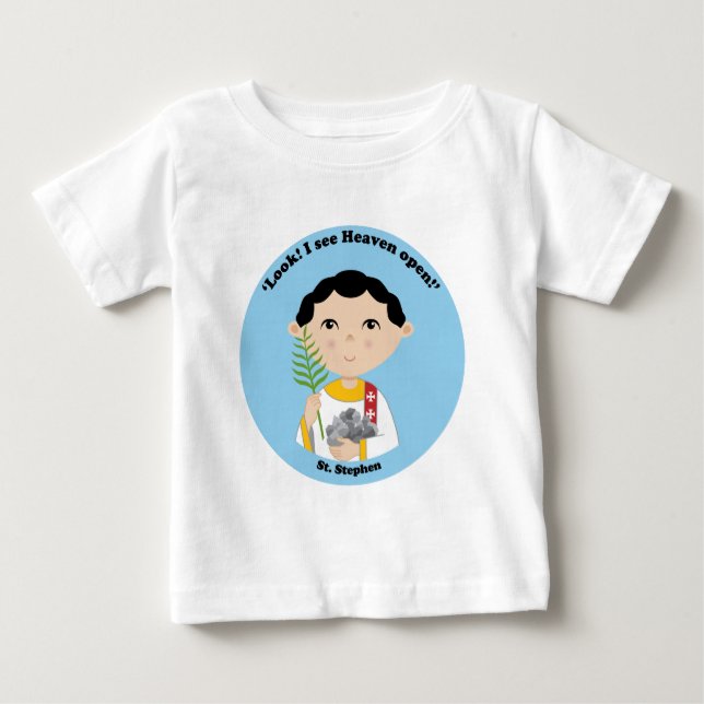 Camiseta Para Bebê Rua, Stephen. (Frente)