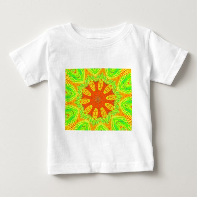 Camiseta Para Bebê Samba Motif Art Impressão (Frente)
