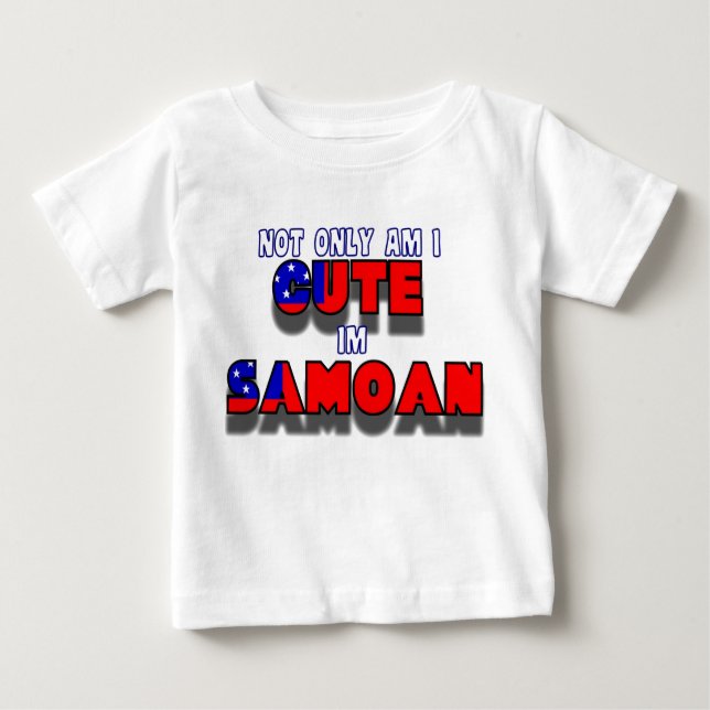Camiseta Para Bebê Samoan bonito kid2 (Frente)