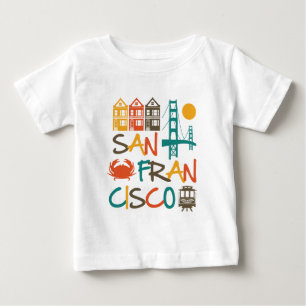 Camiseta Para Bebê San Francisco