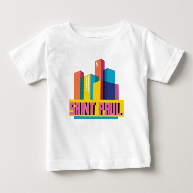 Camiseta Para Bebê Santo Paul em Design (Frente)