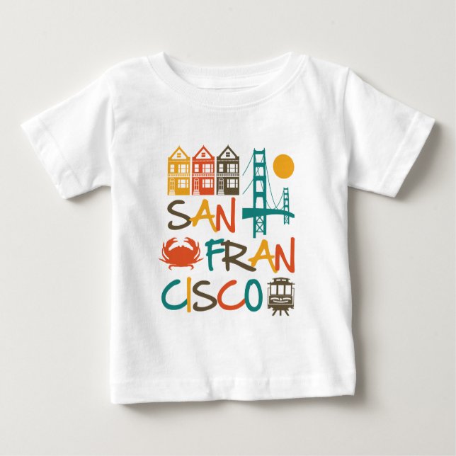 Camiseta Para Bebê São Francisco (Frente)