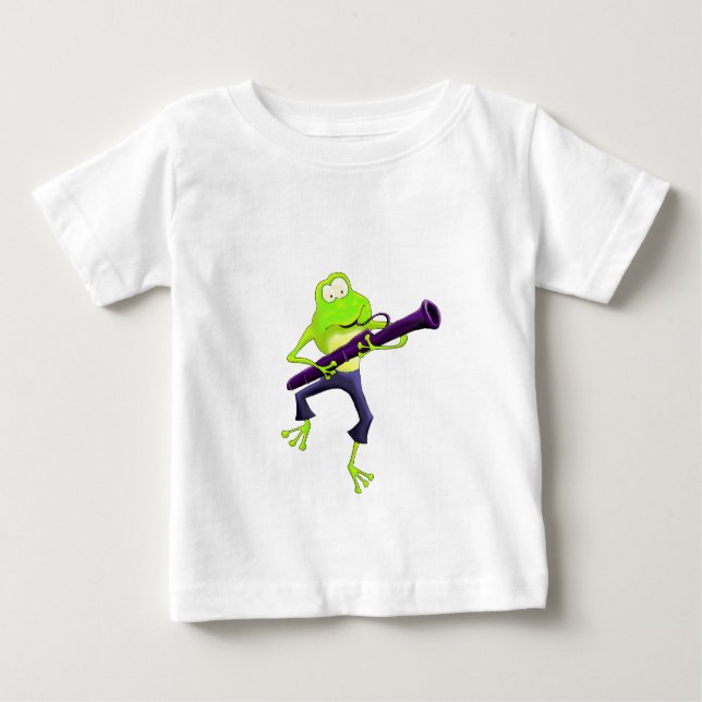 Camiseta Para Bebê Sapo do fagote (Frente)
