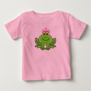 Camiseta Para Bebê Sapo Princess Fine Jersey