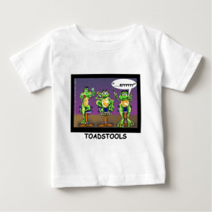 Camiseta Para Bebê Sapos preguiçosos e ferramentas engraçadas present