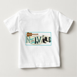 Camiseta Para Bebê Saudações do Retro de Nashville