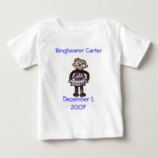Camiseta Para Bebê scan0014, Ringbearer Carter, 1º de dezembro de 200