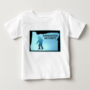 Camiseta Para Bebê Segurança Sasquatch - Oregon