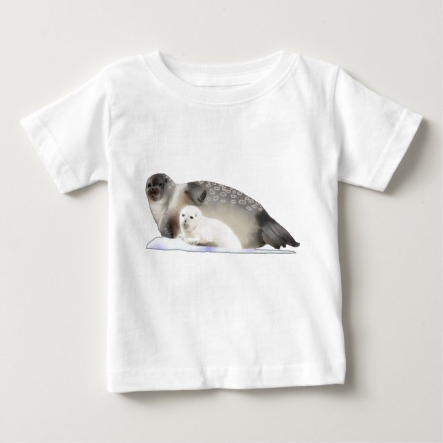 Camiseta Para Bebê Selo de anéis (Frente)