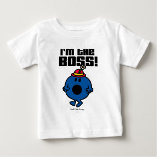 Camiseta Para Bebê Senhorita pequena Bossy eu sou o chefe