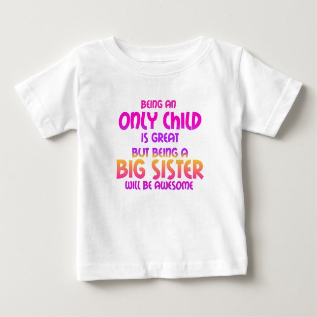 Camiseta Para Bebê Ser um Único Filho é Excelente, Roxo (Frente)