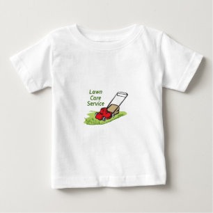 CAMISETA PARA BEBÊ SERVIÇO DO CUIDADO DO GRAMADO