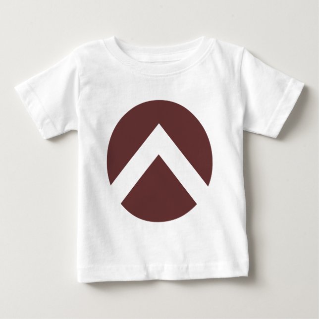 Camiseta Para Bebê Seta do Círculo (Frente)