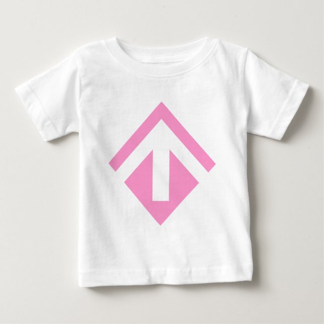 Camiseta Para Bebê Seta Geométrica 03 (Frente)