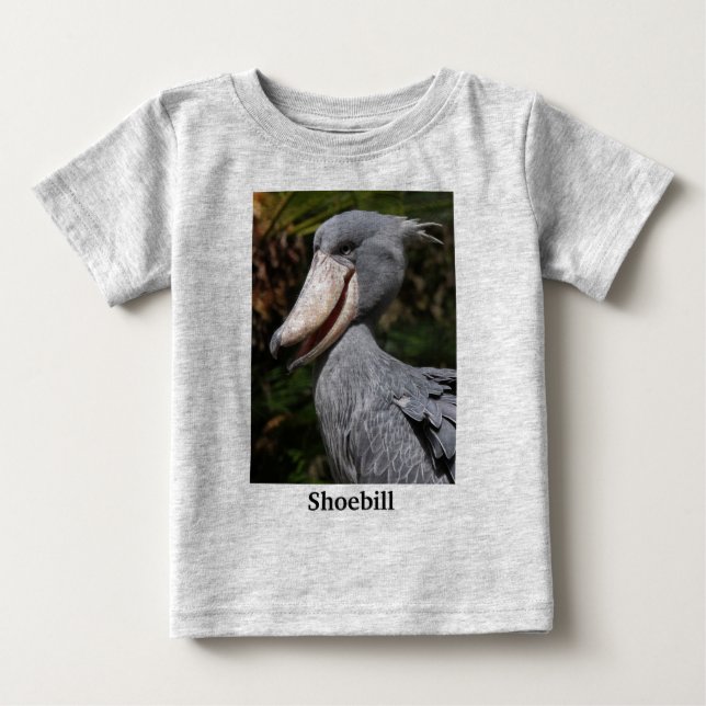 Camiseta Para Bebê Shoebill (Frente)