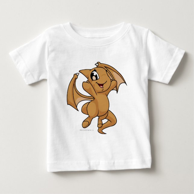 Camiseta Para Bebê Shoyru Brown (Frente)