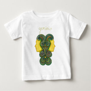 Camiseta Para Bebê Símbolo dos Gêmeos