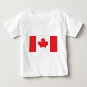 Camiseta Para Bebê Sinalizador Canadá