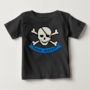 Camiseta Para Bebê Skull - Baby Fine Jersey T Shirt