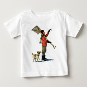 Camiseta Para Bebê Snow Shoveler
