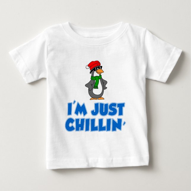 Camiseta Para Bebê Só estou a chillin (Frente)