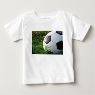 Camiseta Para Bebê Soccer~ Foot Ball no campo