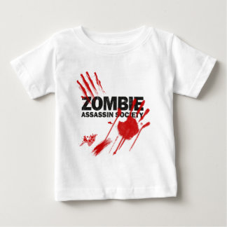 Camiseta Para Bebê Sociedade Zombie Assassin
