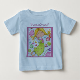 Camiseta Para Bebê Sonhos Mais Doces
