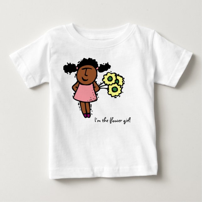 Camiseta Para Bebê Sou a florista! (Frente)