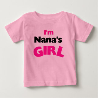 Camiseta Para Bebê Sou a garota da Nana