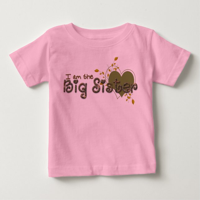Camiseta Para Bebê Sou o Grande Sis (Frente)