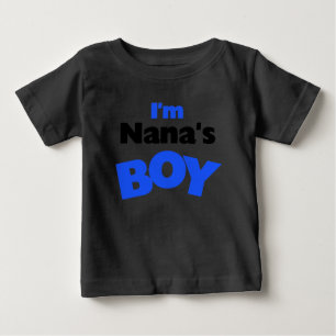 Camiseta Para Bebê Sou o Menino da Nana