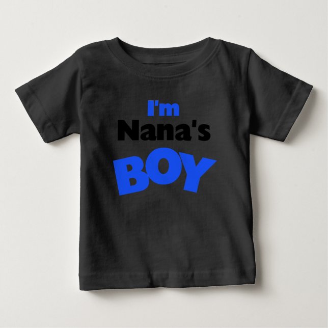 Camiseta Para Bebê Sou o Menino da Nana (Frente)