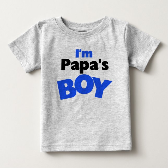 Camiseta Para Bebê Sou o Menino do Papa (Frente)